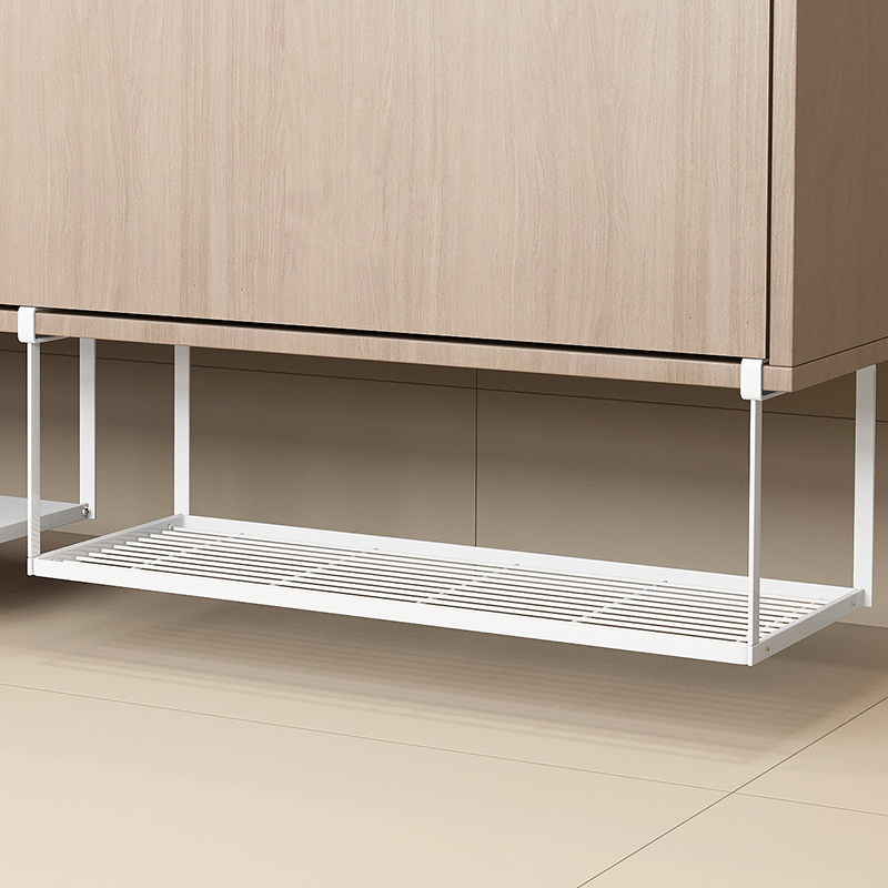 Washbasin storage rack under the bathroom