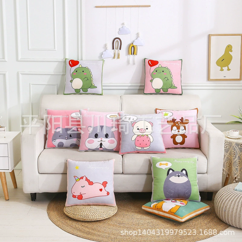 Весна и лето мультфильм плюшевая креативная Подушка диван спальня обед Офис Подарок Подушка