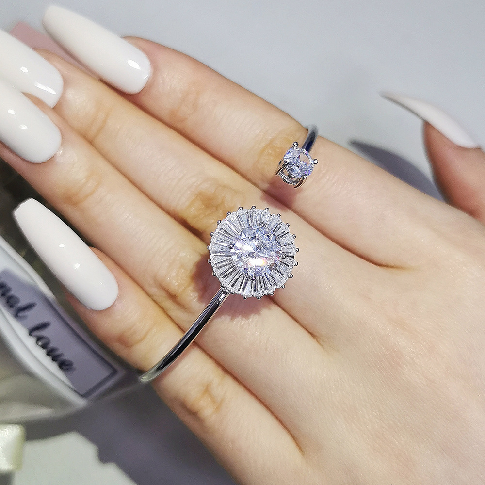 Onregelmatige armbandopening Verstelbare persoonlijkheid Veelzijdig Licht Luxe Design 5214_voghion.com