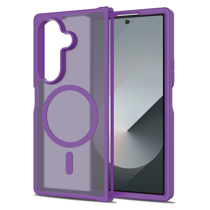 サムスンZ Fold7肌感フロスト携帯電話ケース2 in 1 Fold6強磁気吸引magsafe保護カバーを適用|undefined