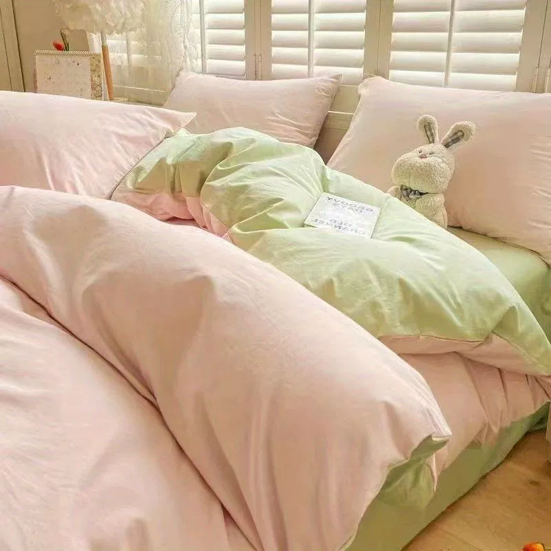 Duvet Cover Bedding Set, Thickened Microfiber, Kids 3–4 pcs, Multiple Sizes (1.2–2.2 m)