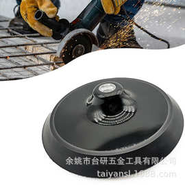 跨境7寸高速电动抛光机粘盘托盘工厂汽车打磨抛光机5/8海绵盘PU黑