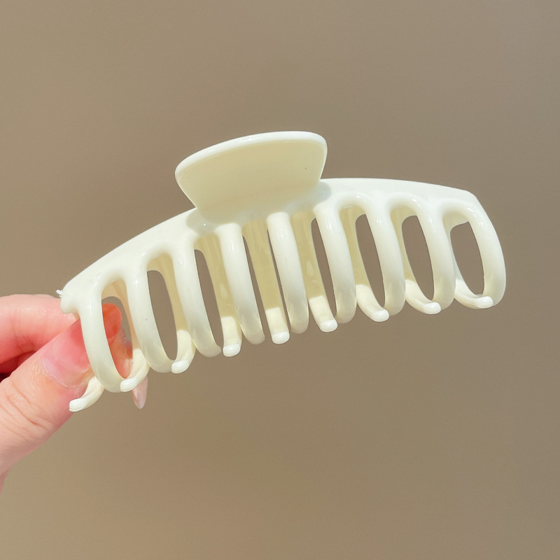 Acrílico grande, pinza de amor, pinza para el cabello, parte posterior de la cabeza femenina, pinza de tiburón, horquilla, pinza para el cabello, tocado, primavera y verano