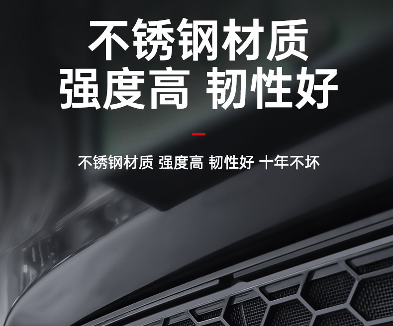 Suitable for Tesla Model 3/Y, this is a detachable, all-in-one insect screen and car modification accessory, serving as a protective cover for the front grille