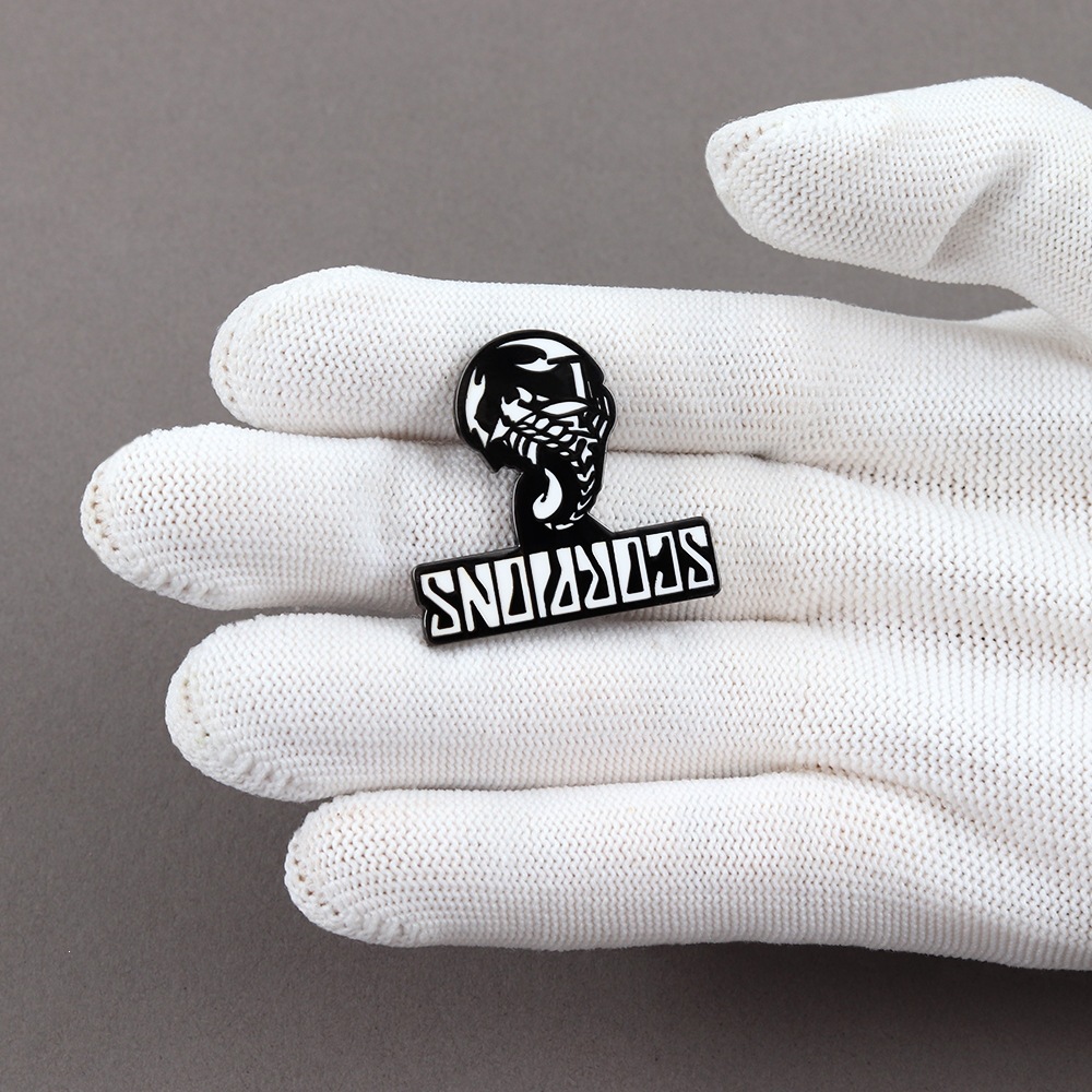 Popular Rock Band Enamel Brooches, Fun Punk Music Badges, Fashionable Backpack Pins, Backpack Clothing Accessories