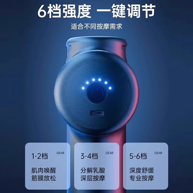 カスタマイズされたオークス筋膜銃頚椎首肩脚筋肉リラクサーミニマッサージャーホームマッサージガン|undefined