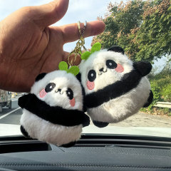 ネットの赤いパンダのぬいぐるみの子供機のペンダントの小さいアクセサリのぬいぐるみのキーホルダーの小さい贈り物の結婚祝いは卸売りを投げます。