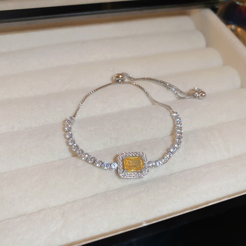 Oro real electrochapado circón Rosa fritillary flor pulsera elegante todo-fósforo pulsera luz lujo de alta calidad pulsera para las mujeres al por mayor