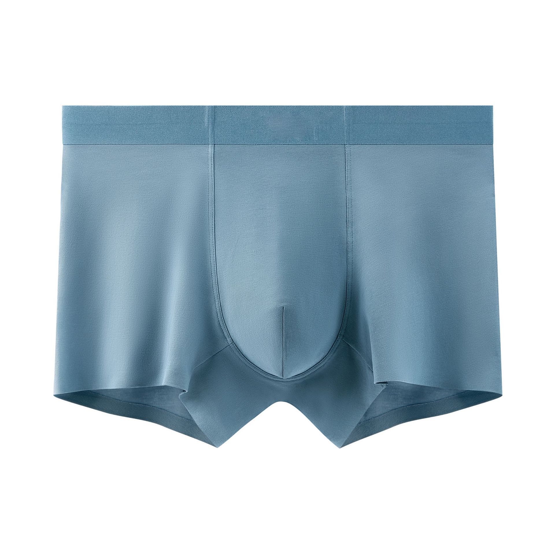 202680 clase A Xinjiang algodón hombre ropa interior sin marcas cintura media abdominal hombre ángulo plano antibacteriano ropa interior hombre