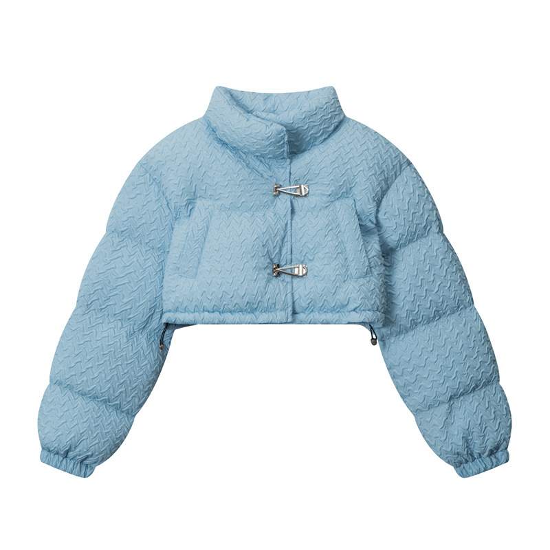 Hey Henry European And American Winter Irregular Niche Thick Warm Cotton Coat Women's Design Short Cotton Coat