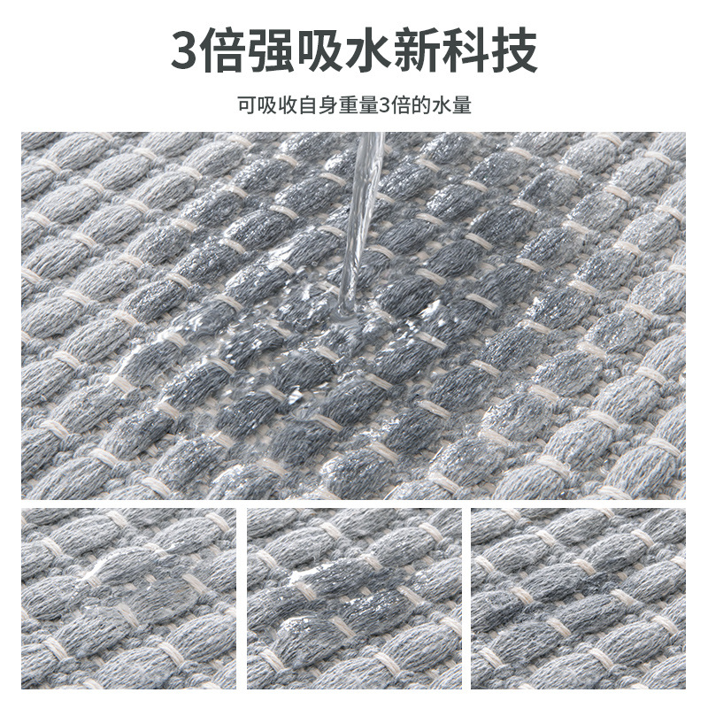 Baño piso Mat Puerta de baño absorbente alfombra hogar inodoro antideslizante piso alfombra de la puerta de baño estera de la puerta