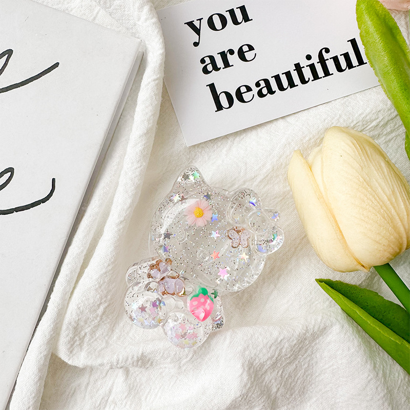 Untitled-1_0000_KT Cat Stand-Sequin Daisy Strawberry Butterfly-Pink Butterfly