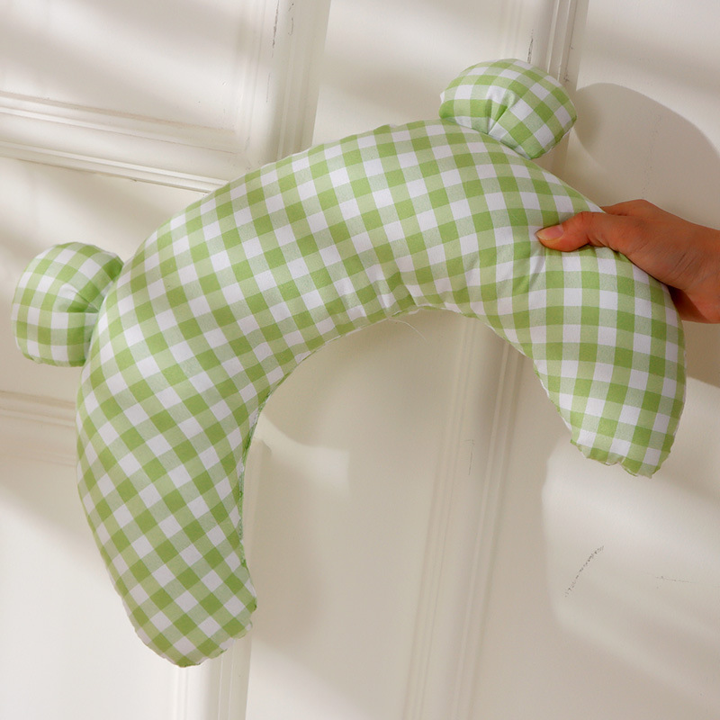 Almohada para mascotas transpirable de verano lindo oso dopamina celosía para dormir gato pequeño perro mentón almohada suministros para gatos