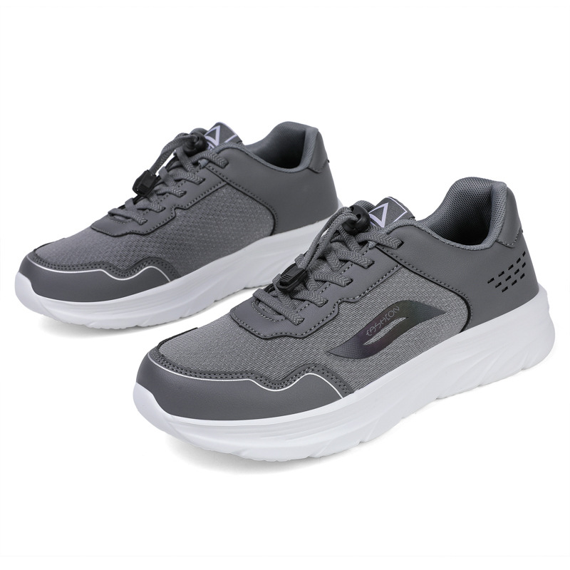 Calzado deportivo de primavera para personas de mediana edad y ancianos Zapatos para caminar para personas mayores transpirables y antideslizantes para hombres
