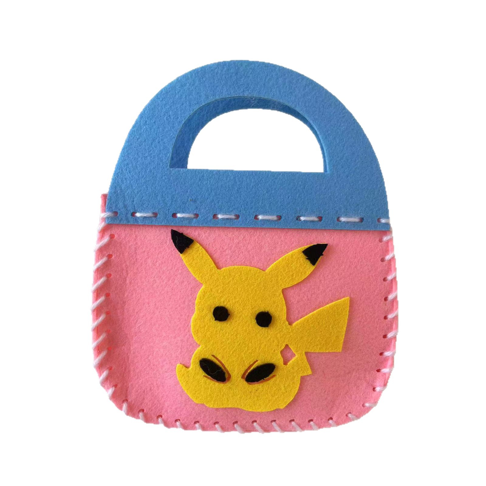 Paquete de dibujos animados no tejido para niños DIY dibujos animados estereoscópicos pegados juguetes para niños paquete de material personalizado