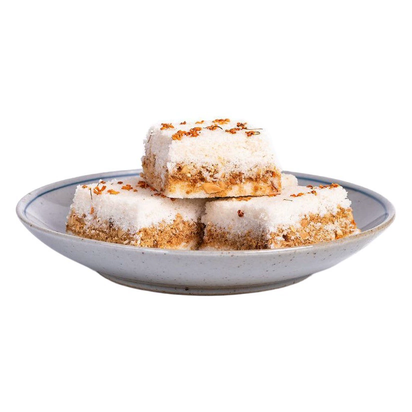 Характерный Вэньчжоу традиционное тесто ручной работы сладкий торт османтуса сэндвич-торт клейкий рисовый пирог 250 г Оптовая закуска, готовая к употреблению