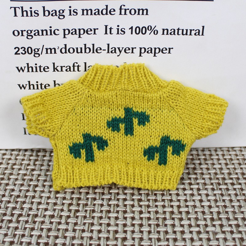 Teddy Bear muñeca reemplazo suéter 20cm ropa de bebé al por mayor Teddy Bear jefe perro muñeca de algodón juguetes accesorios de ropa