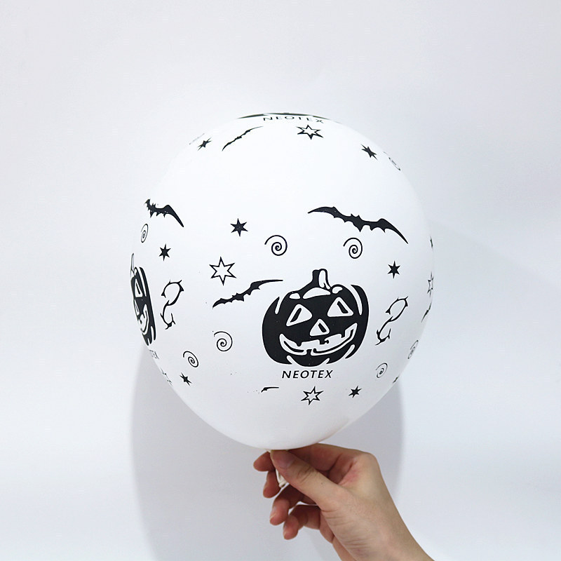 国境を越えた売れ筋のハロウィーンバルーンカボチャコウモリラテックスバルーンパーティーレイアウトお祭り雰囲気の小道具|undefined