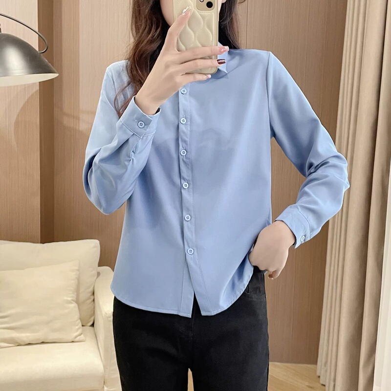 2026 Spring and Autumn New Trendy Women's Shirt Korean Style Straight Long Sleeve Slimming Versatile Fashionable Colorful Top Jacket Women's Clothing 2026 Spring and Autumn New Trendy Women's Shirt Korean Style Straight Long Sleeve Slimming Versatile Fashionable Colorful Top Jacket Women's Clothing