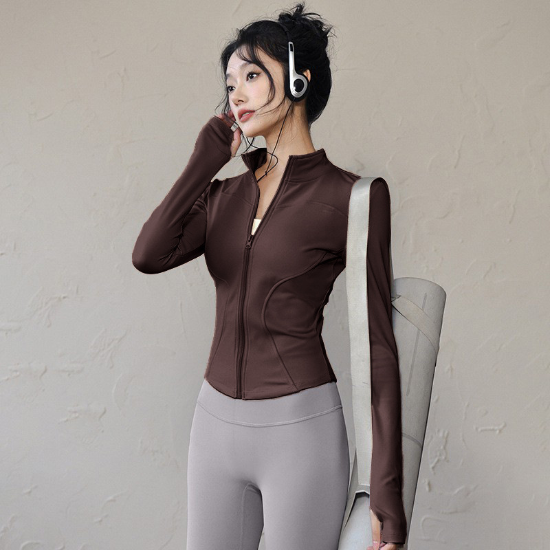 巨显瘦外套女lulu瑜伽服上衣速干户外运动跑步普拉提健身服套装|undefined