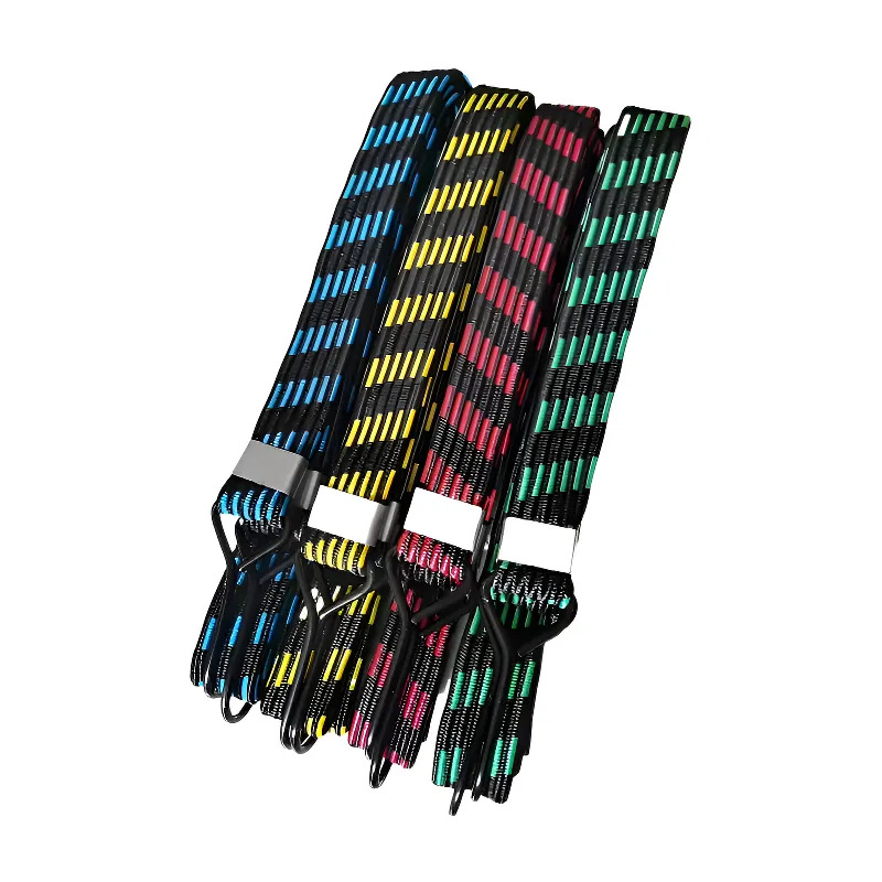 厂家供应28mm宽高弹行李绳行李带捆绑带捆绑绳加厚绳弹力绳金属扣