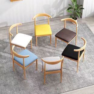 Dining Chair Home Nordic Backrest Stool Desk Modern Simple Bedroom Dining Table and Chair Special Offer Iron Corner Chair