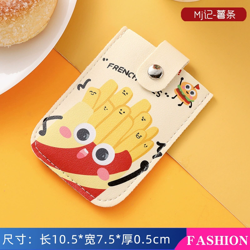 Card holder retro small ultra-thin cartoon design, compact multi-pattern card wallet