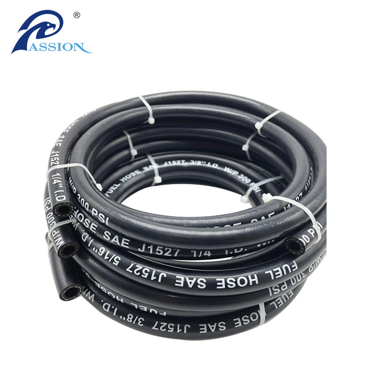 5/8” 黑色油管 NBR丁腈橡胶,SAE J1527  船用油管，游艇油管