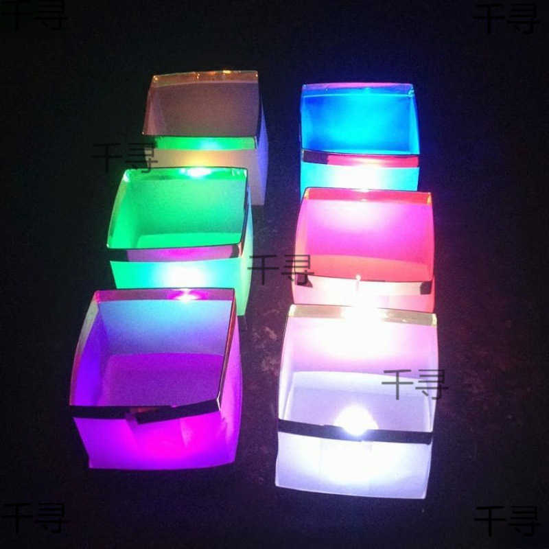 Square colorful flashlight