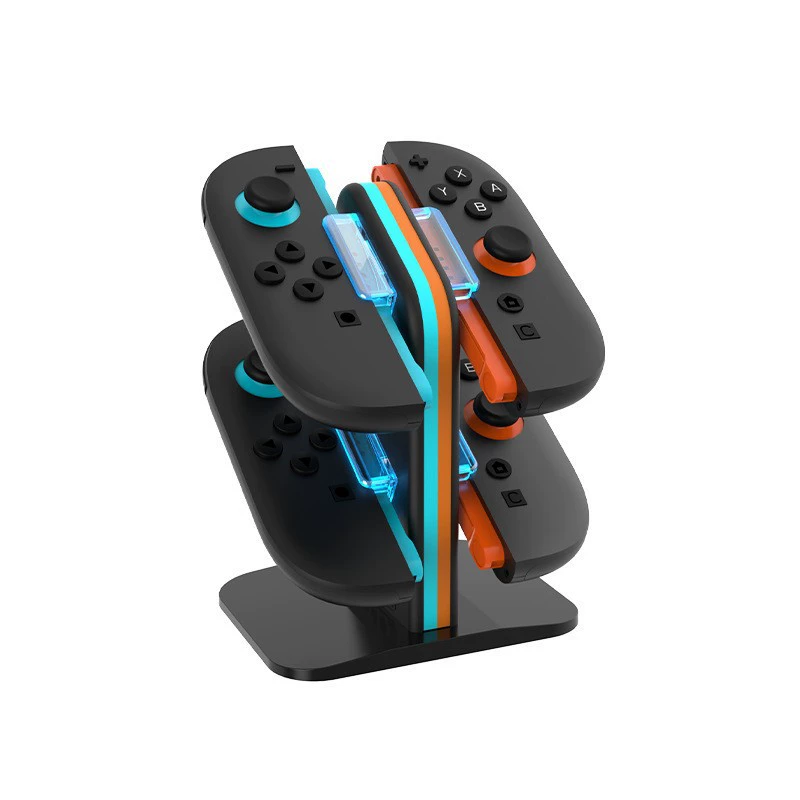 Подходящее для контроллера игровой консоли Nintendo Switch2, зарядное устройство Blu-ray на четыре заряда, небольшой ручка квадратная база
