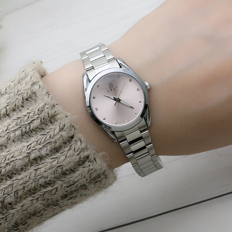 Literary Fan Small Plate Simple Women's Watch Stainless Steel Strap Fashion Women's Watch Mori Quartz Watch Women's Watch 6127