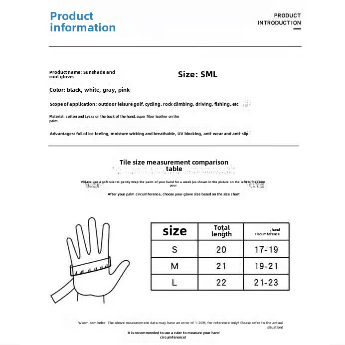 Ice Silk men's and women's gloves men's summer thin outdoor riding driving  slip sun protection leakage finger fishing New gloves_maomaolike.com