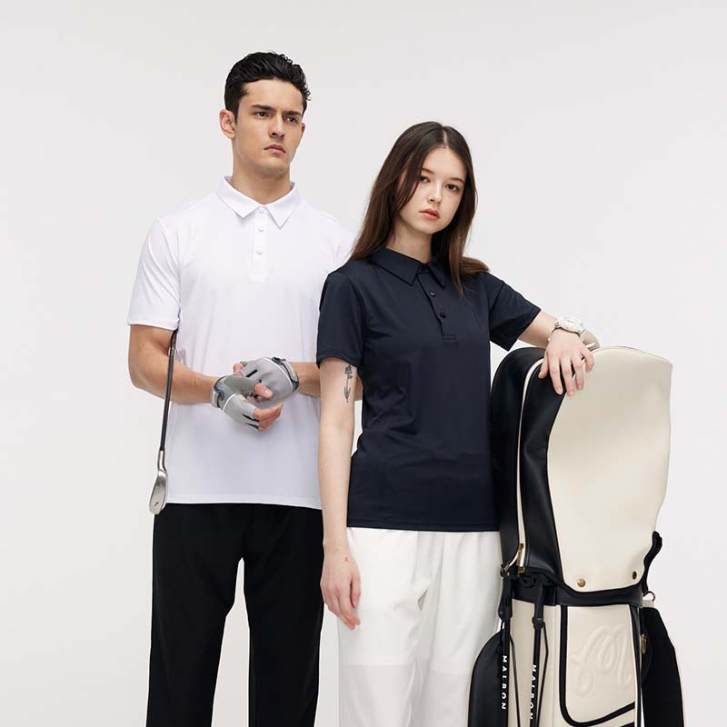 Verano hombres y mujeres golf tenis club grupo ropa de secado rápido ropa casual de negocios polo en stock impreso LOGOTIPO