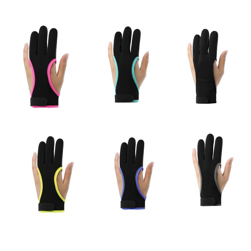 Three-Finger Archery Gloves, Finger Protection Gloves, Cross-Border Recurve Hunting Finger Protection, Bow and Arrow Gloves, Portable Camouflage