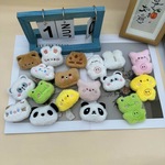 卡通毛绒公仔小青蛙小熊小兔小熊猫胸针配件服装鞋帽袜子DIY辅料