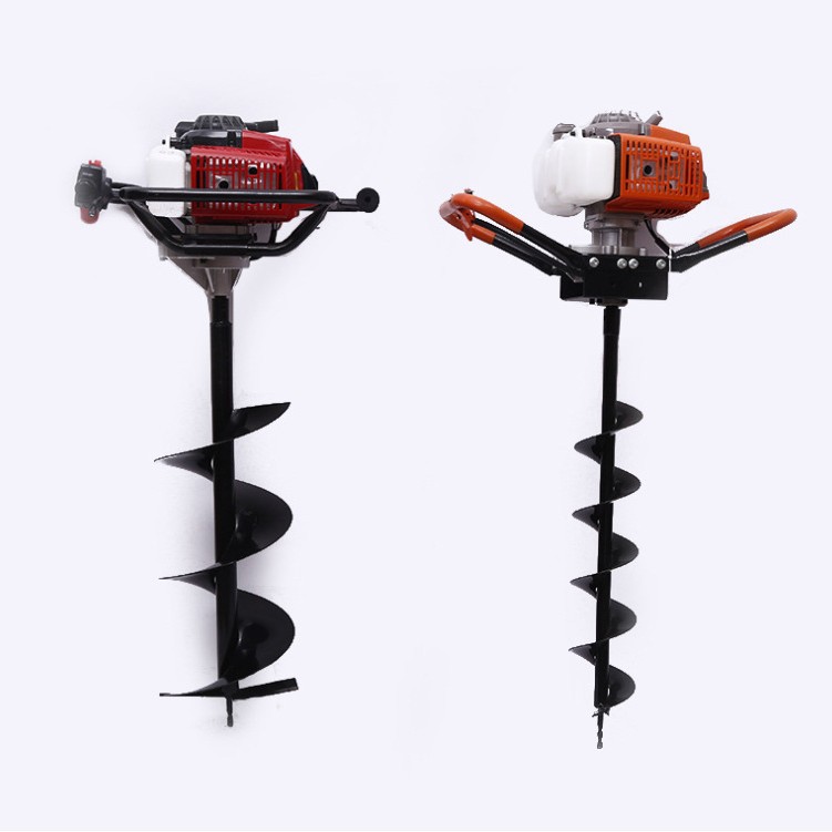 地钻挖坑机打桩植树机钻冰机 大功率果园施肥机打洞打孔打桩机