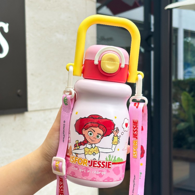 Toy Story portable taza de agua para niños doble taza de agua portátil de alto valor de visualización de los estudiantes de acero inoxidable 316