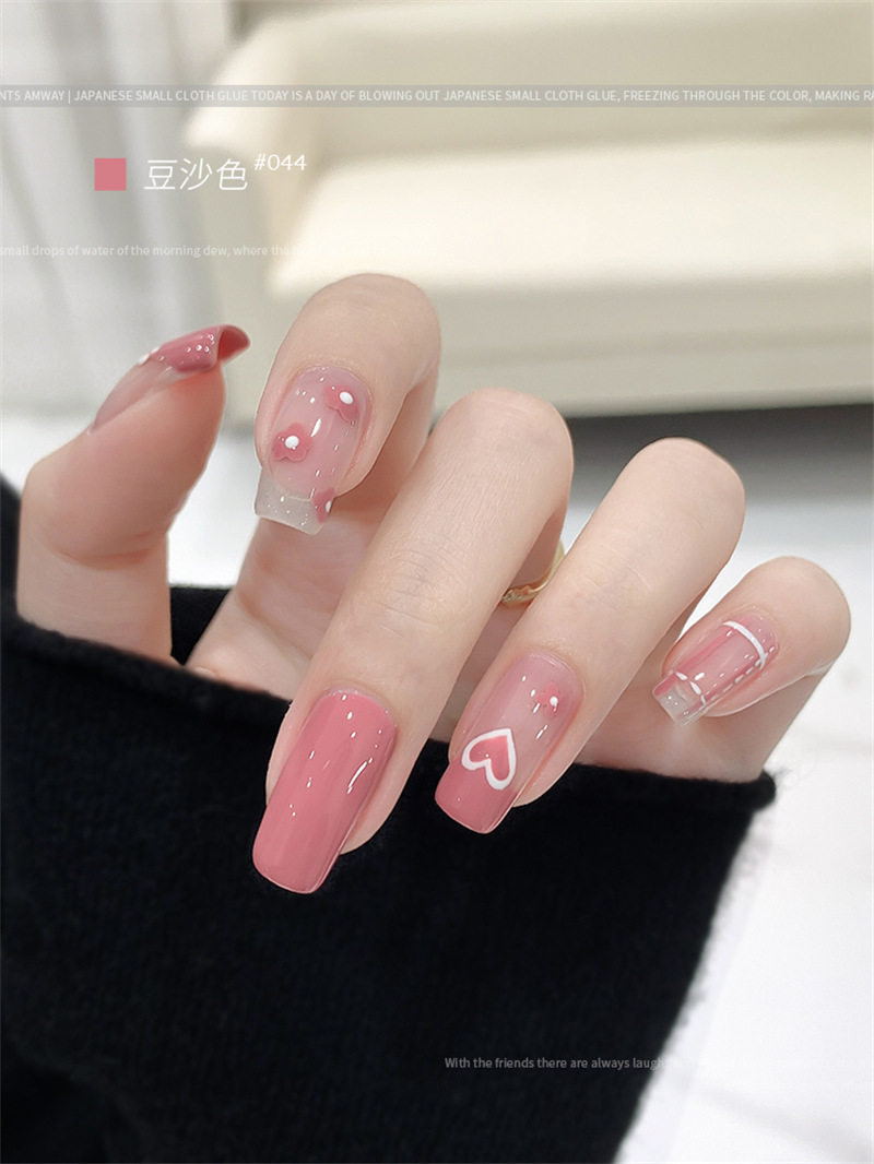 KaSi fototerapia Esmalte de uñas pegamento 2023 nueva primavera y el verano popular blanco lechoso nude rojo cereza salón especial