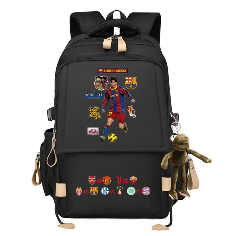 2024 Liga de Campeones Copa del Mundo de fútbol Mochila Real Madrid KakaCroba Messi Chelsea Manchester United estudiantes