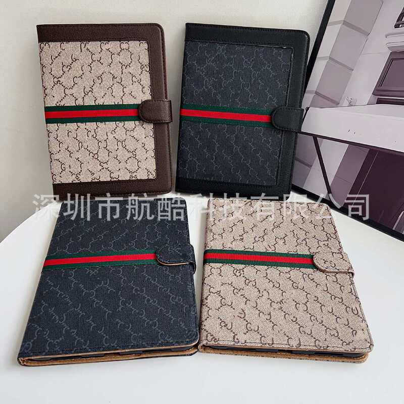 Cross-Border Foreign Trade Classic Protective Case for iPad 12.9, Apple Tablet Protective Case Pro10.9, Stylish Splicing Design