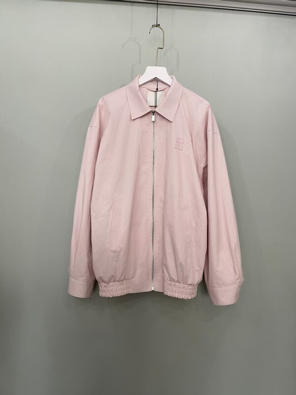 2026 Spring/Summer New Pink Turn-Down Collar Jacket for Women, Loose Casual Letter Embroidered Thin Outerwear, Versatile Top 2026 Spring/Summer New Pink Turn-Down Collar Jacket for Women, Loose Casual Letter Embroidered Thin Outerwear, Versatile Top