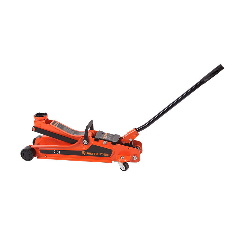 SHEFFIELD/escudo de acero S160023 gato hidráulico bajo horizontal 2.5T tipo ultrafino portátil