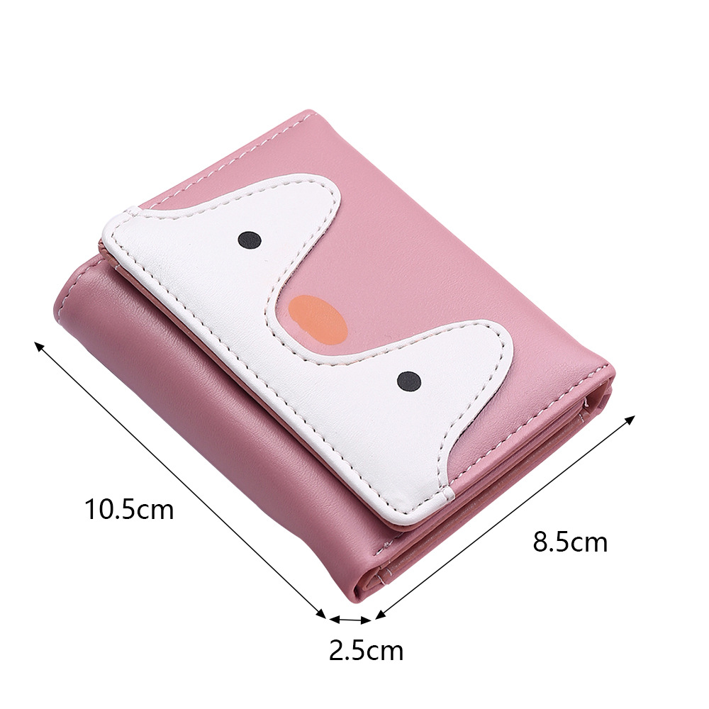 Frau Tier Pu-Leder Versteckte Schnalle Flip-Cover Brieftaschen display picture 1