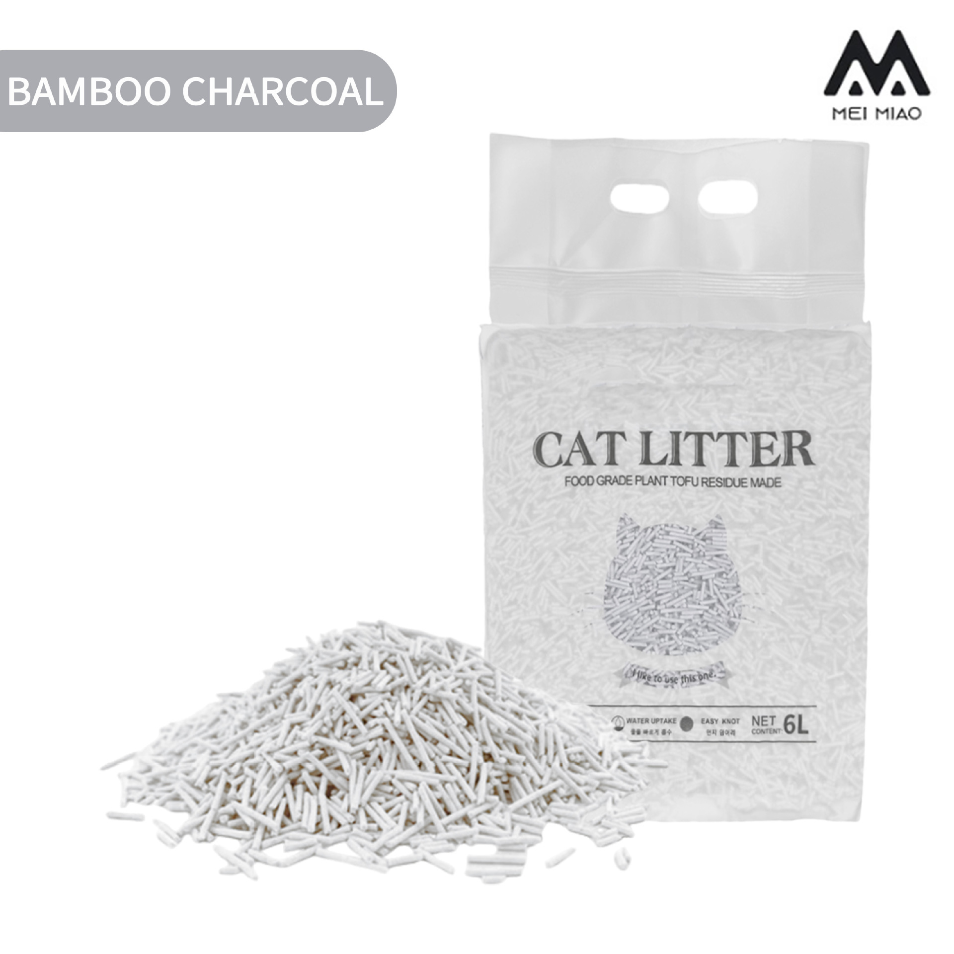 Fábrica de arena de gato OEM etiquetado personalizado planta mezcla de tofu arena de gato procesamiento de té verde fábrica de fuente personalizada