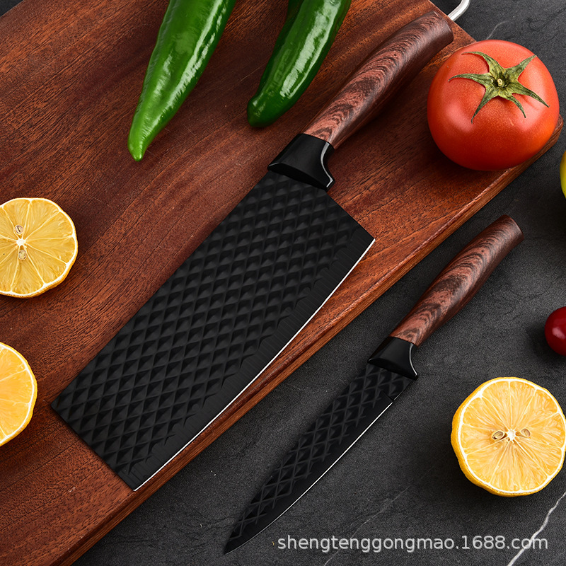 Nuevo fabricante de tres piezas cuchillos de cocina cuchillos de cocina de acero inoxidable