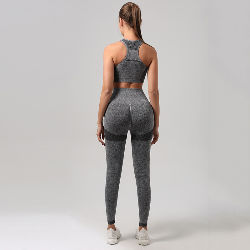 Pantalones deportivos chaleco de melocotón, pantalones de acondicionamiento físico, pantalones de cintura alta, pantalones de elevación de nueve puntos, pantalones de vestir cortos