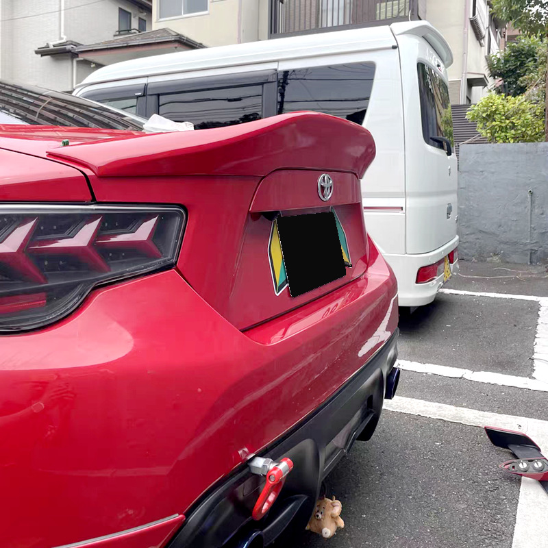 Suitable for Toyota Gt86 Subaru Brz Rear Wing Leg Style Punch-Free Mortor Sport Modification Parts