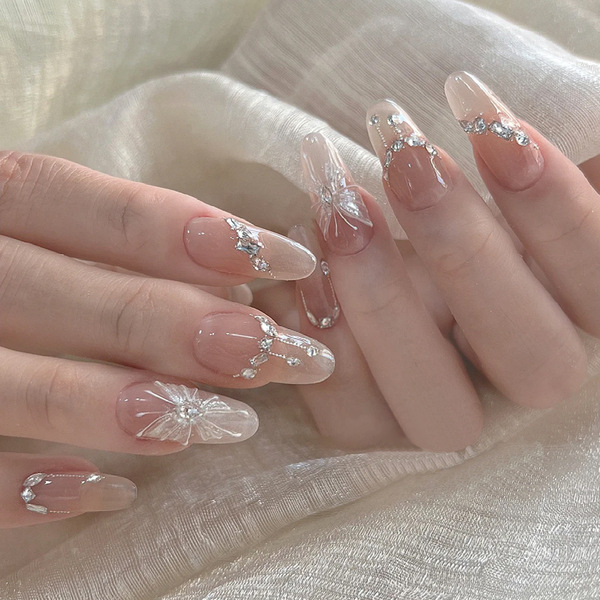 Almond nail stickers