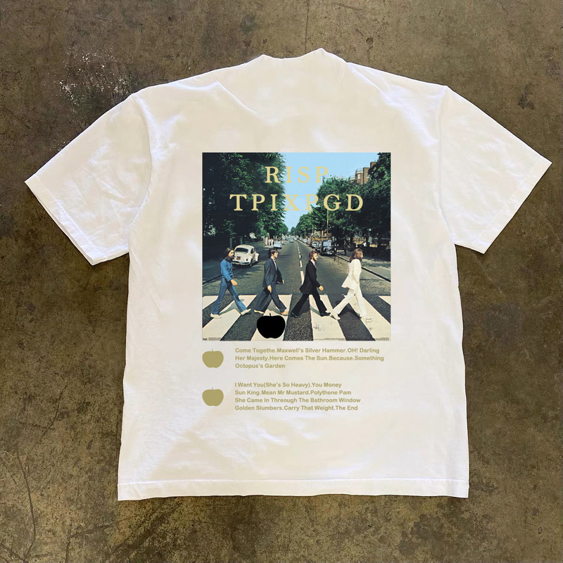 Trendy Brand Original Design American Retro Style Ins Street Style Men's T-Shirt 230g Heavyweight Tee Shirt Trendy Brand Original Design American Retro Style Ins Street Style Men's T-Shirt 230g Heavyweight Tee Shirt