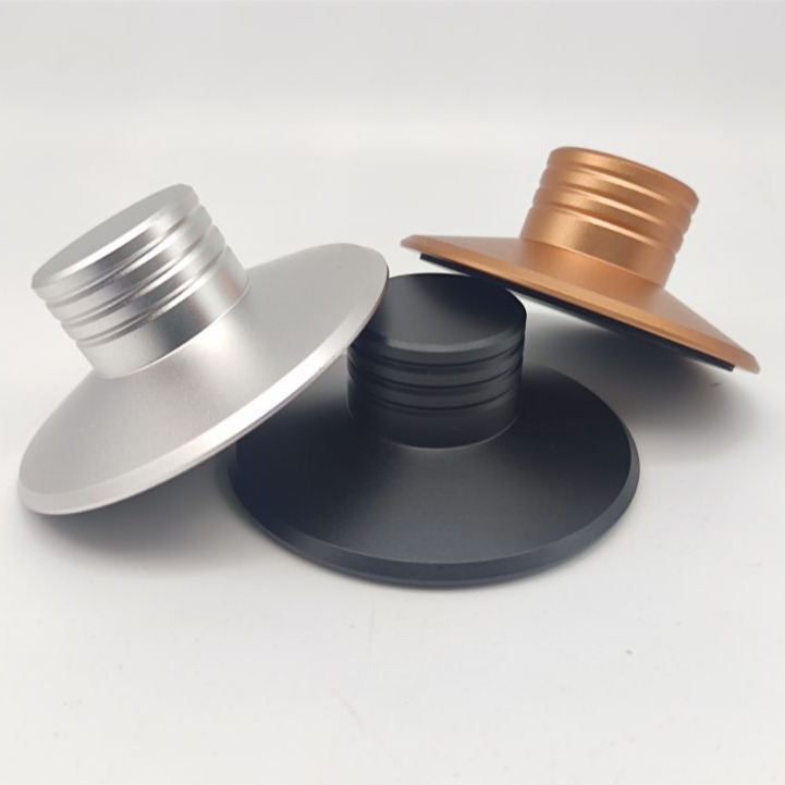 GH LP reproductor de vinilo cabeza de disco aguja disco de amortiguación de presión